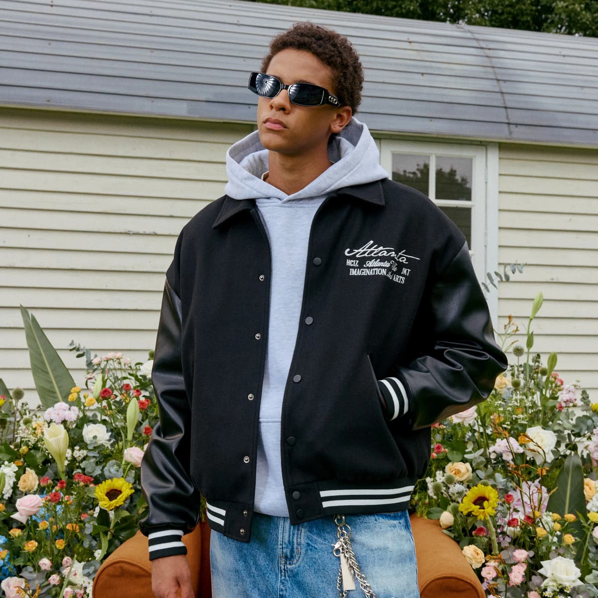 HARSH AND CRUEL Baseball Jacket Unisex 11