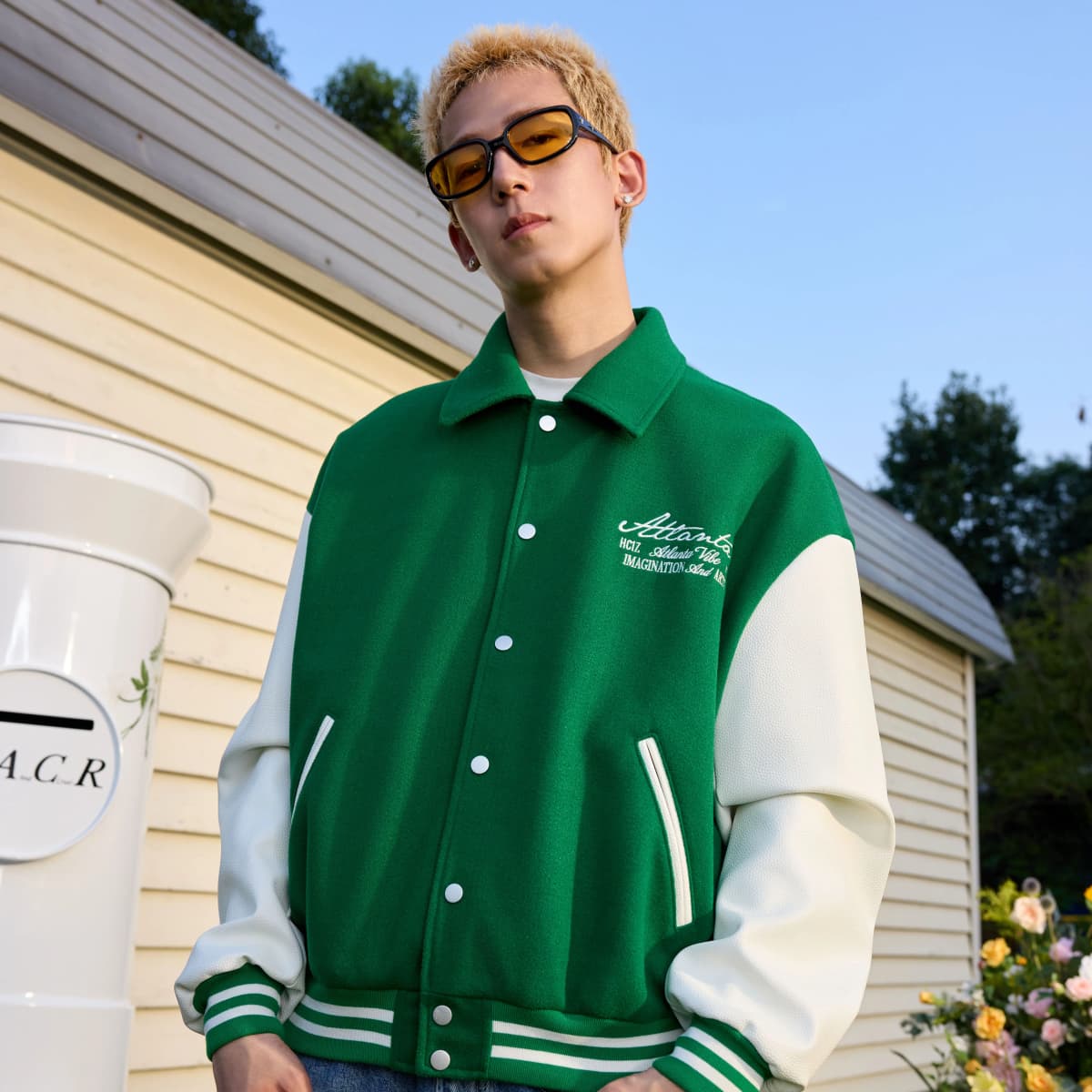 HARSH AND CRUEL Baseball Jacket Unisex 23