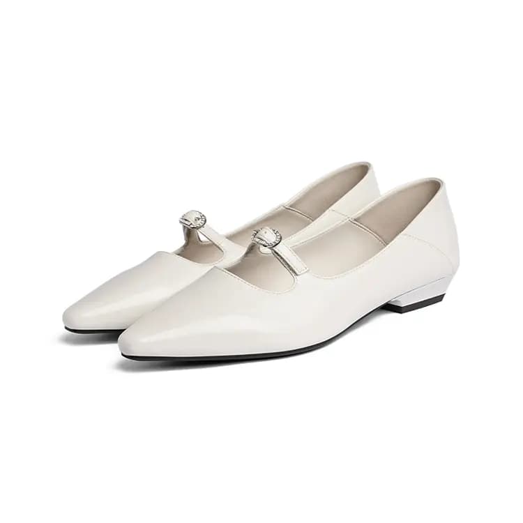 JOSINY Block Heel Mary Jane Shoes 2cm Women's 3