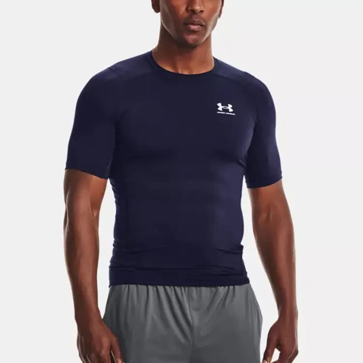 Under Armour HeatGear Kişi İdman Geyimi Tünd Göy 4
