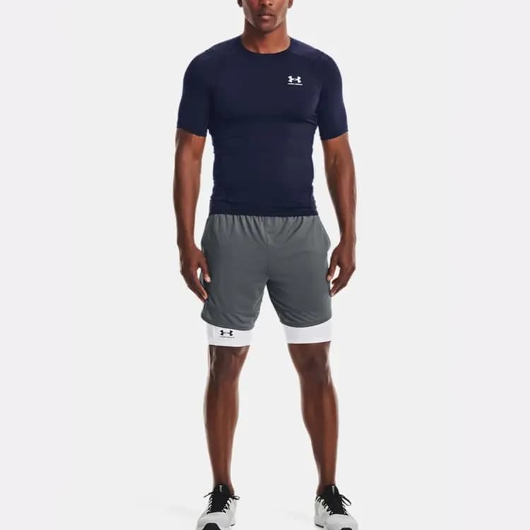 Under Armour HeatGear Kişi İdman Geyimi Tünd Göy 3