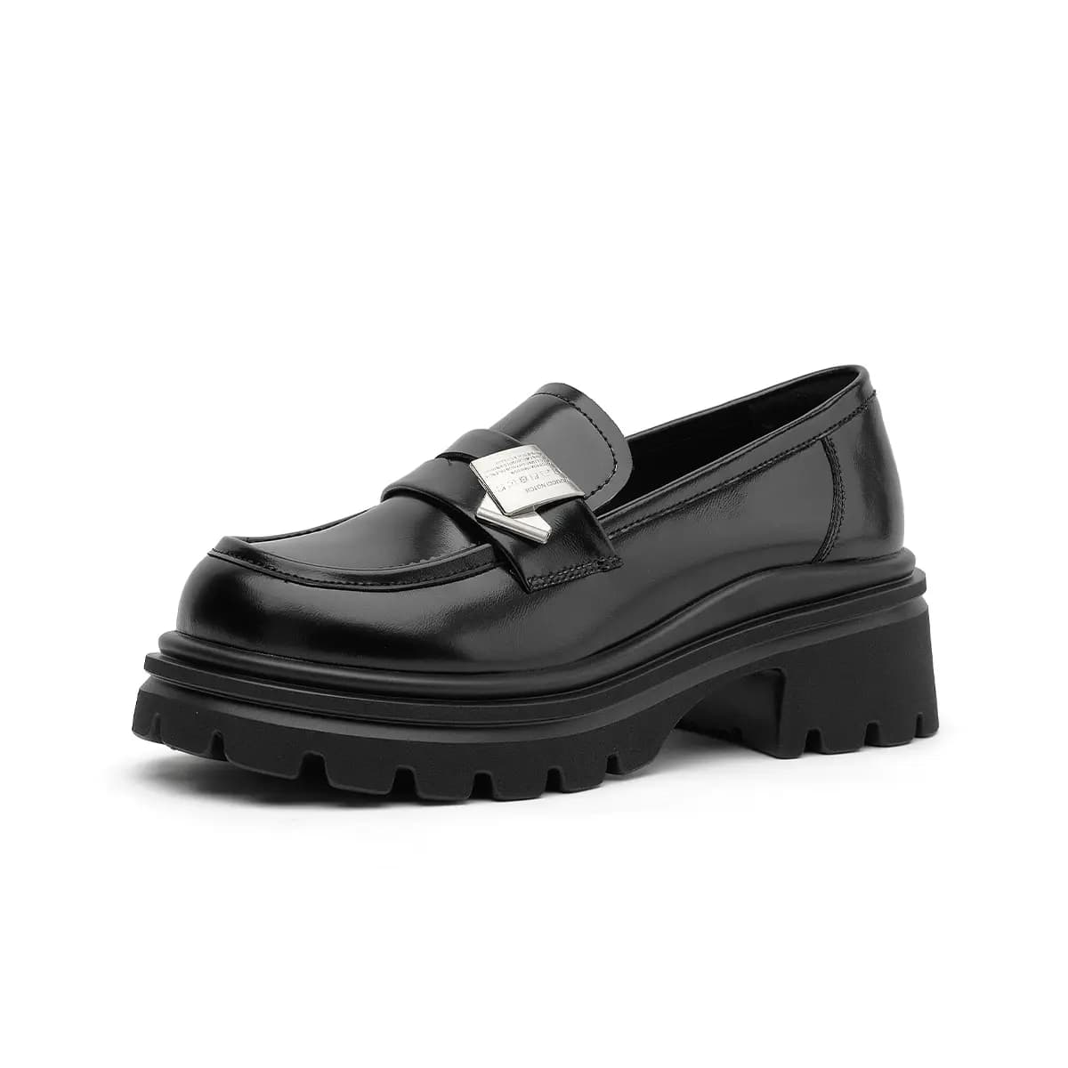 GEMEIQ Synthetic Leather Height-Increasing Sole Simple Versatile Comfortable Lightweight Loafers Women's