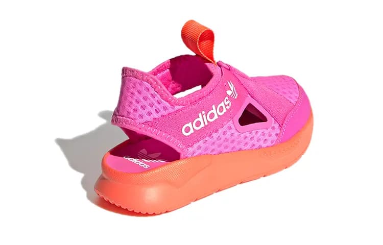 Adidas Originals 360 Uşaq Sandalı Çəhrayı/Ağ 4