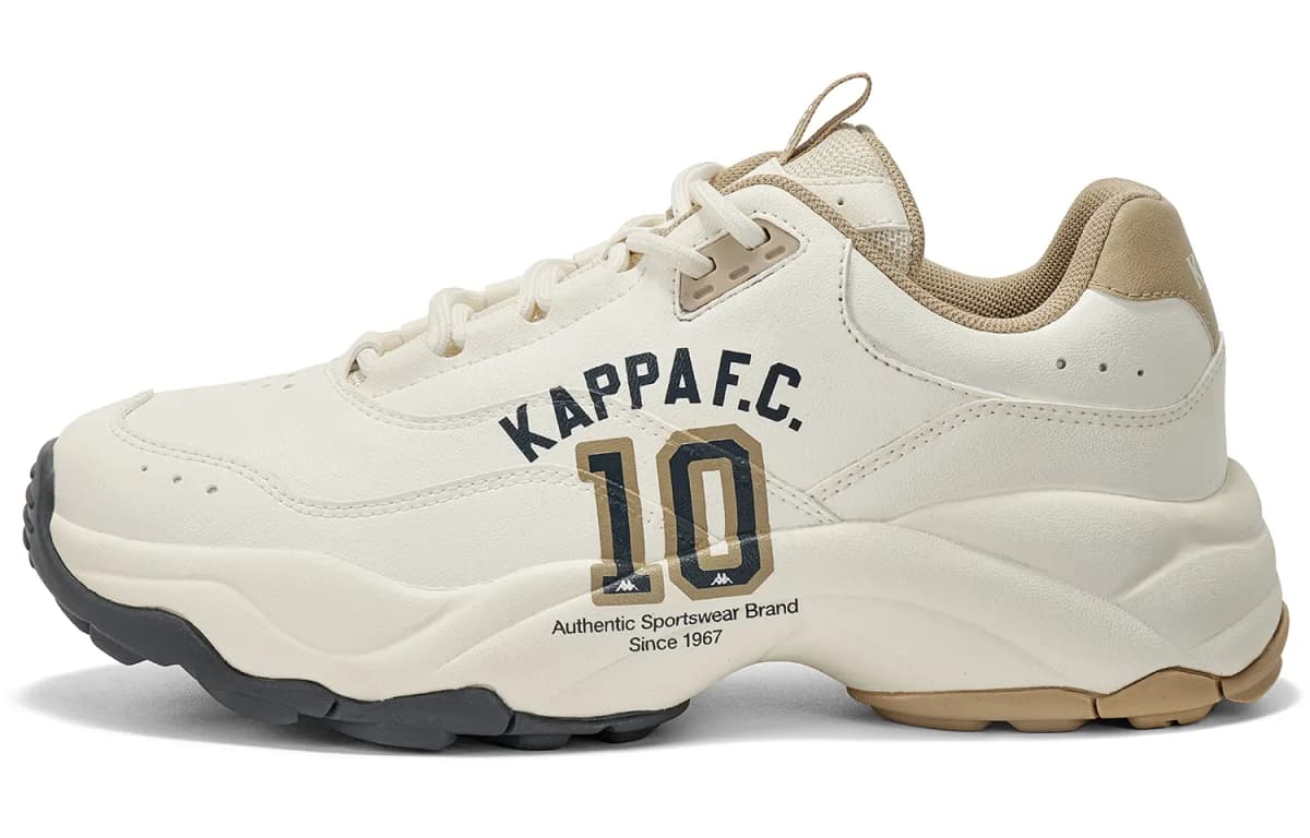 Kappa Low-Top Chunky İdman Ayaqqabısı Unisex Ağ/Boz Xaki