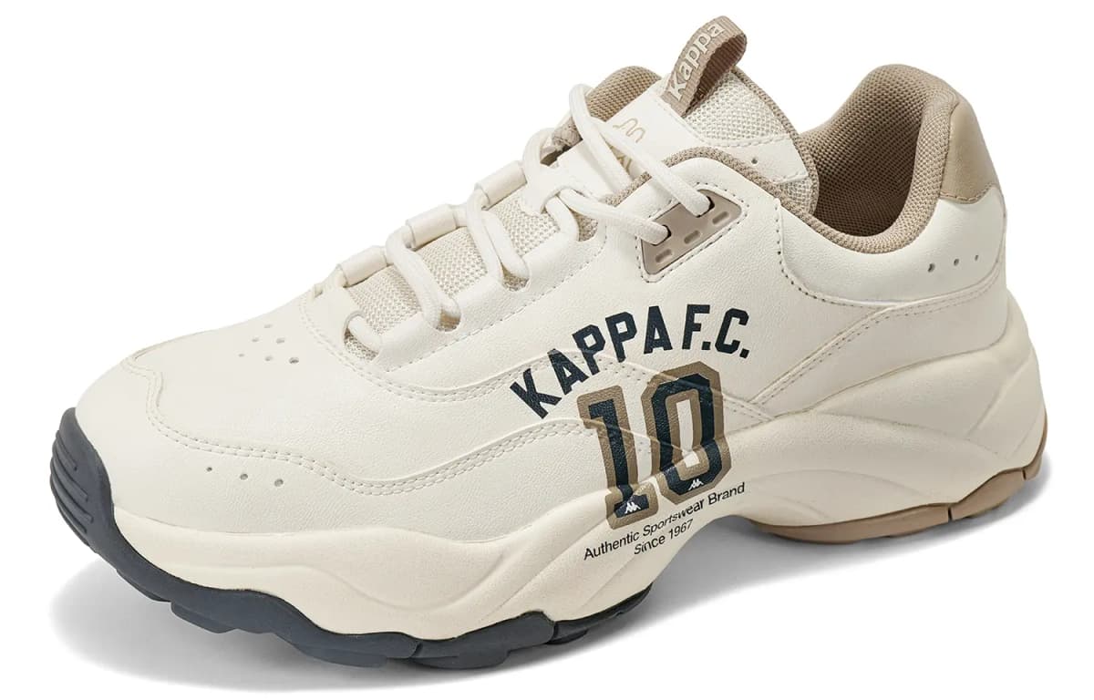 Kappa Low-Top Chunky İdman Ayaqqabısı Unisex Ağ/Boz Xaki 3