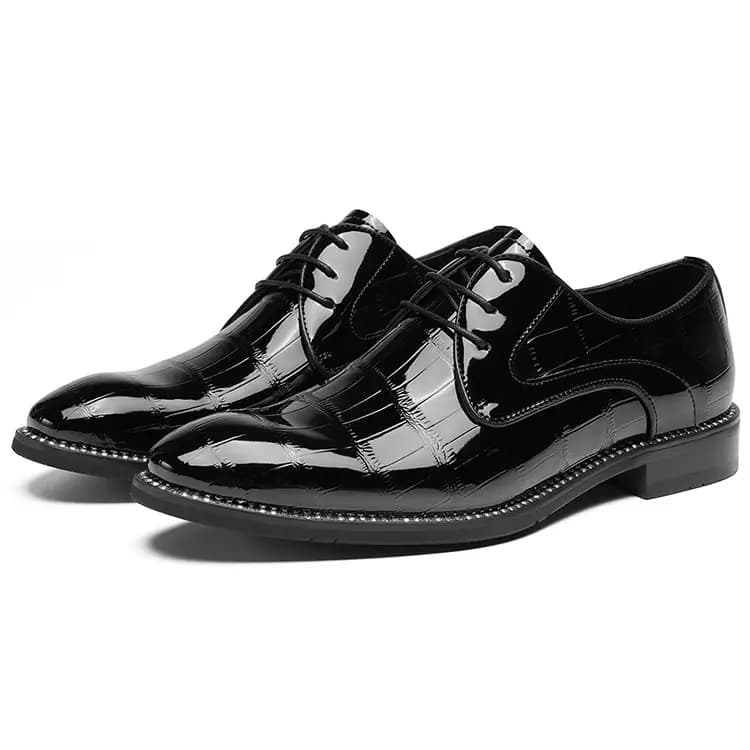 ROBERTA DI CAMERINO Fashion Versatile Dress Shoes Men's Black 3