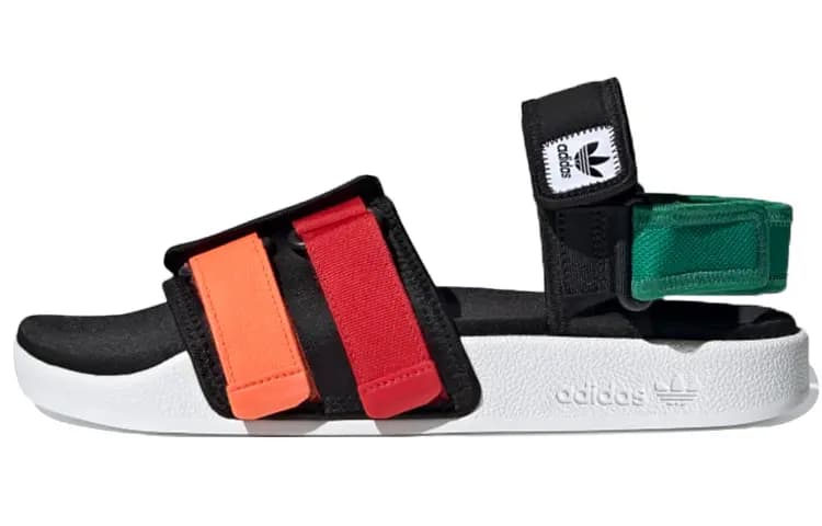 Adidas Originals Adilette Sandal 4.0 'Black Scarlet True Orange'