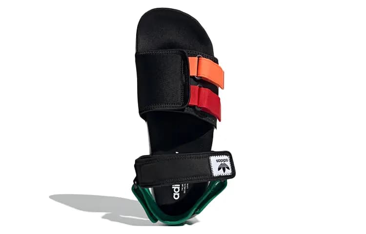 Adidas Originals Adilette Sandal 4.0 'Black Scarlet True Orange' 5