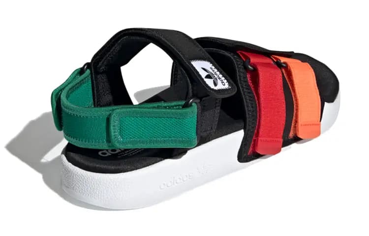 Adidas Originals Adilette Sandal 4.0 'Black Scarlet True Orange' 4