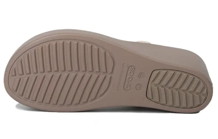 Crocs Brooklyn Lightweight Qadın Sandalet 'Gray' 4