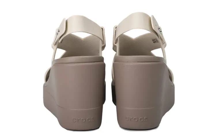 Crocs Brooklyn Lightweight Qadın Sandalet 'Gray' 3