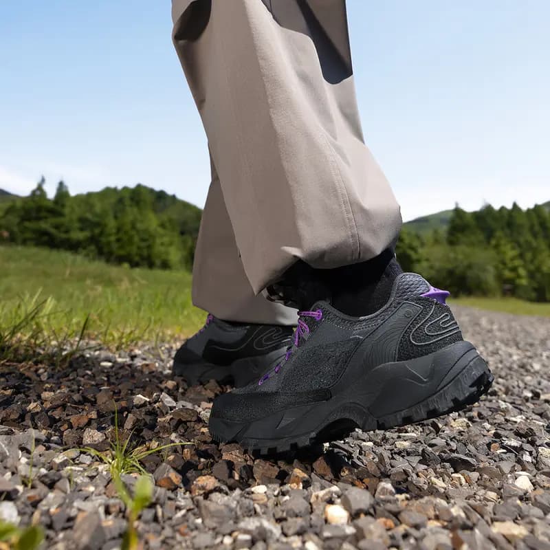 LiNing Outdoor CF Trekking Ayaqqabısı Kişi Qara 13