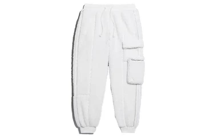 Adidas Originals Teddy Cargo Unisex Eşofman Altı Parlaq Ağ
