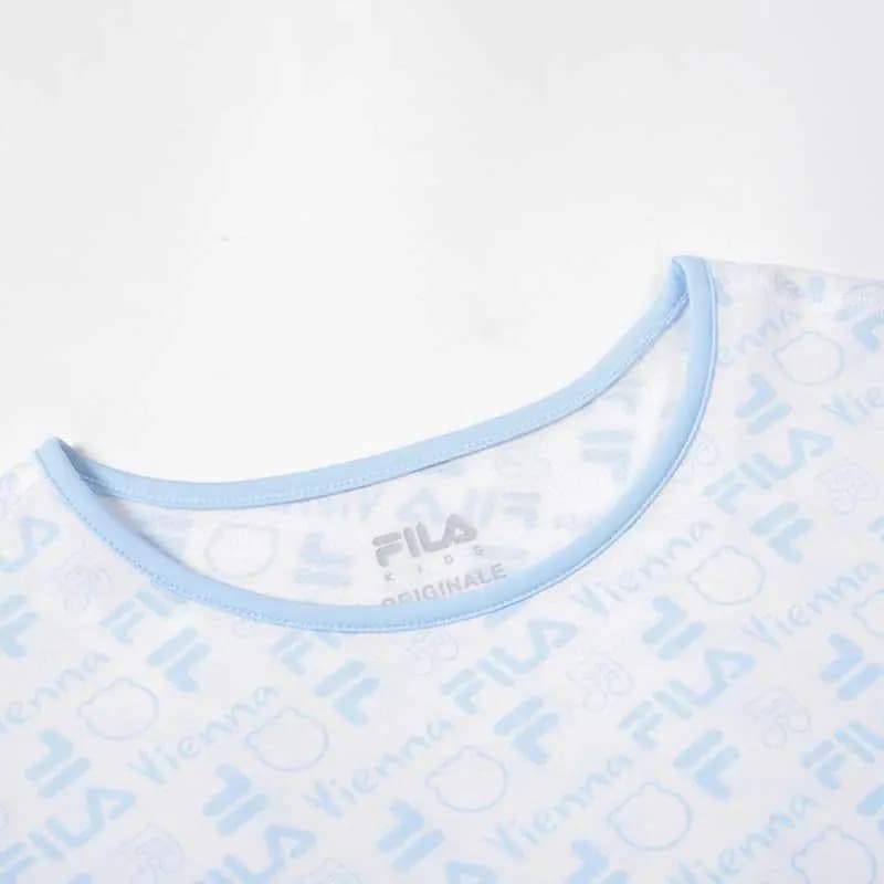 FILA KIDS Uşaq Pijama Dəsti Ağ 2