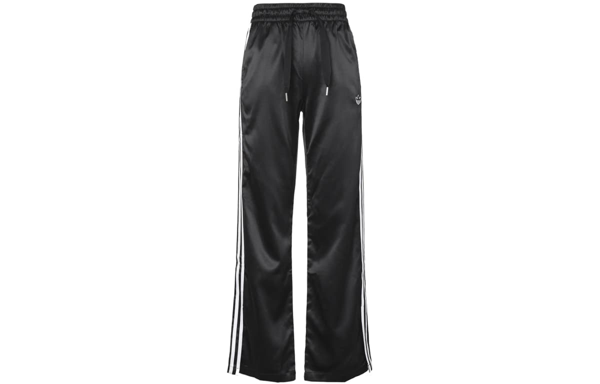 adidas Originals Bellista Pants Retro Sport Casual Side Stripe Long Pants Women's Black 2