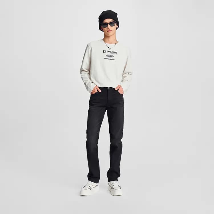 Lee FW24 726 Standard Kişi Cinsi Qara 4