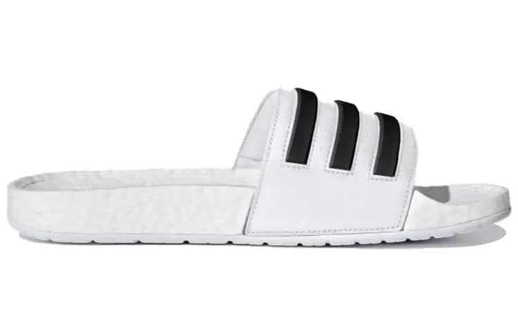 Adidas Adilette Boost Slides Ağ/Qara 2