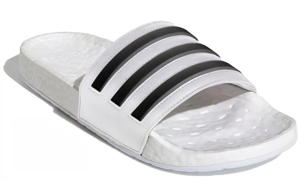 Adidas Adilette Boost Slides Ağ/Qara 3