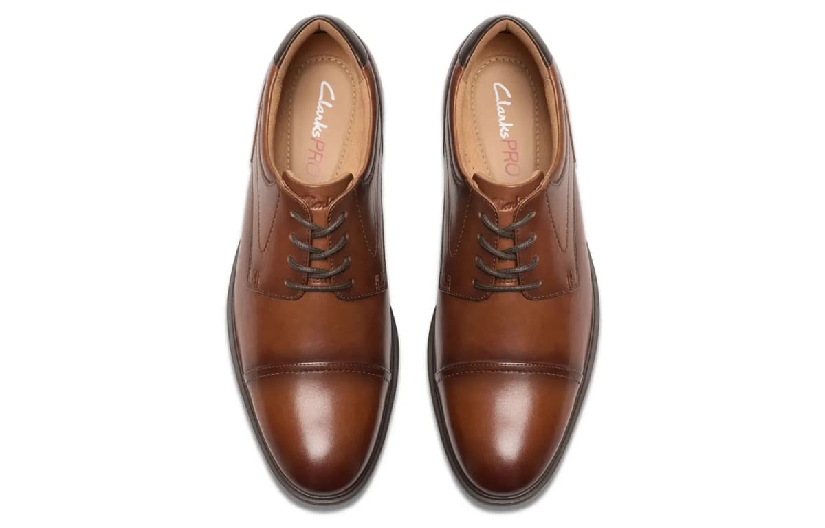 Clarks Kişi Klassik Ayaqqabısı Açıq Qəhvəyi 3