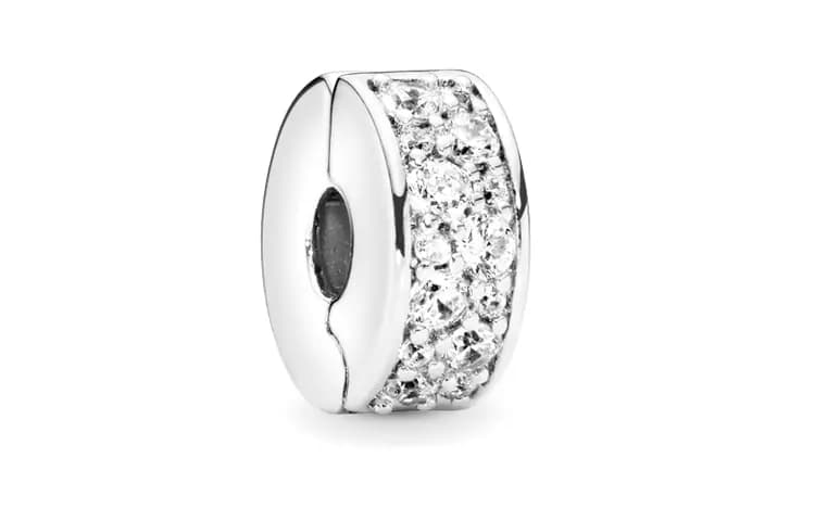 Pandora Sparkling Elegant Bilərzik Çarmı Ağ