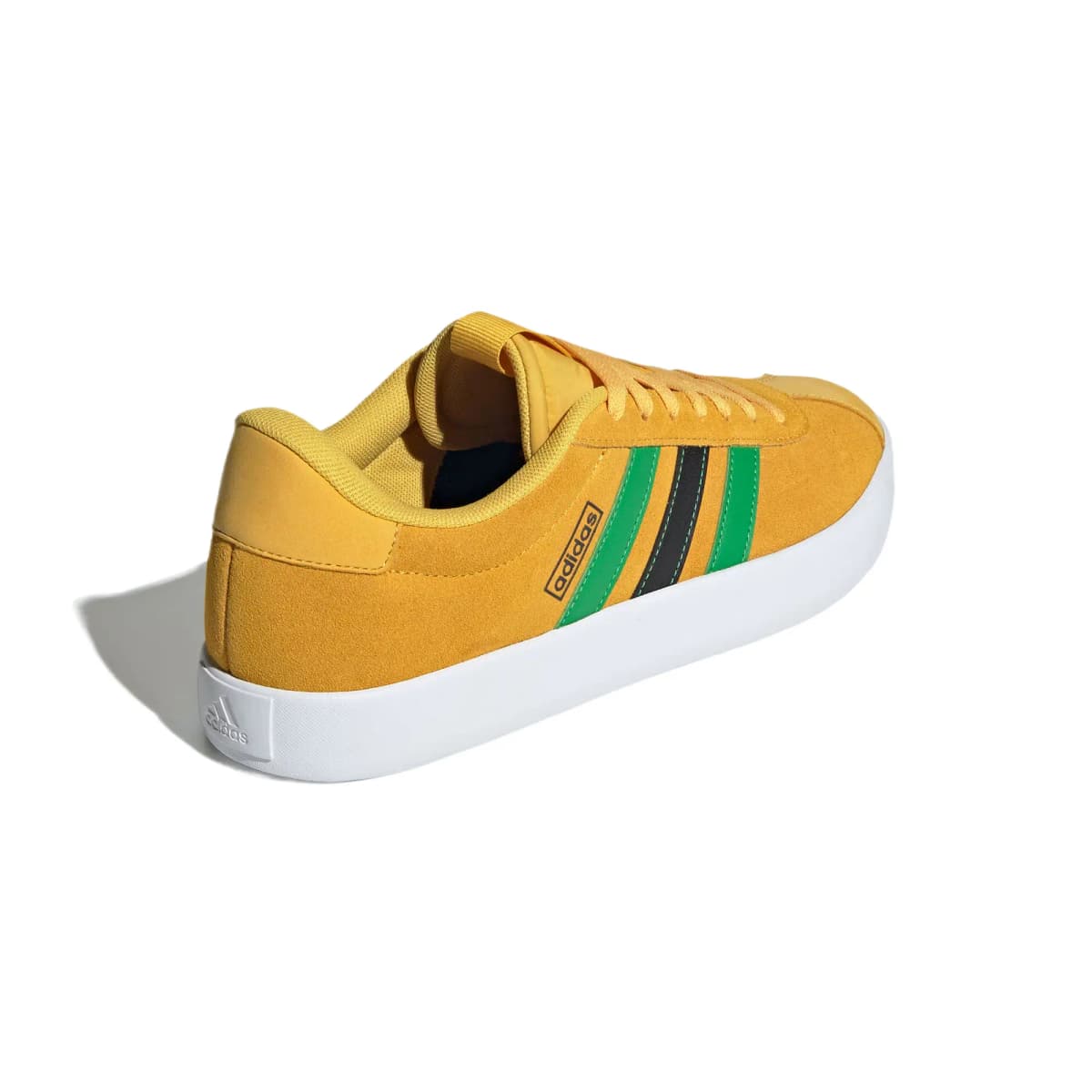 Adidas Coverage Anti-Slip And Wear-Resistant Low-Top Tennis Shoes Unisex Gold/Fresh Green/No. 1 Black 4