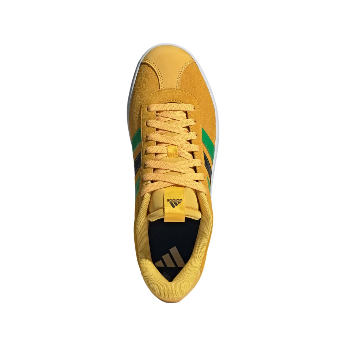 Adidas Coverage Anti-Slip And Wear-Resistant Low-Top Tennis Shoes Unisex Gold/Fresh Green/No. 1 Black 3