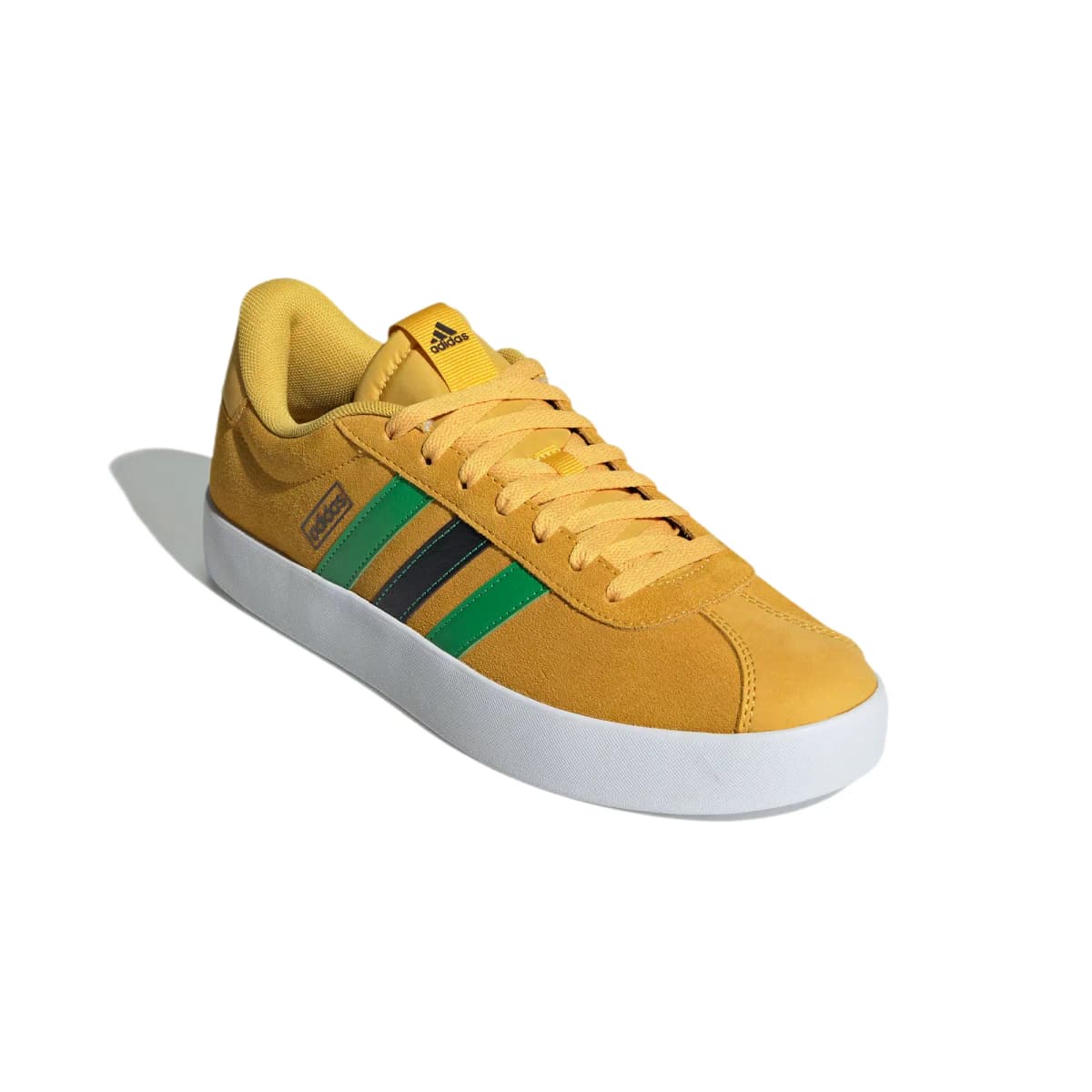 Adidas Coverage Anti-Slip And Wear-Resistant Low-Top Tennis Shoes Unisex Gold/Fresh Green/No. 1 Black 6