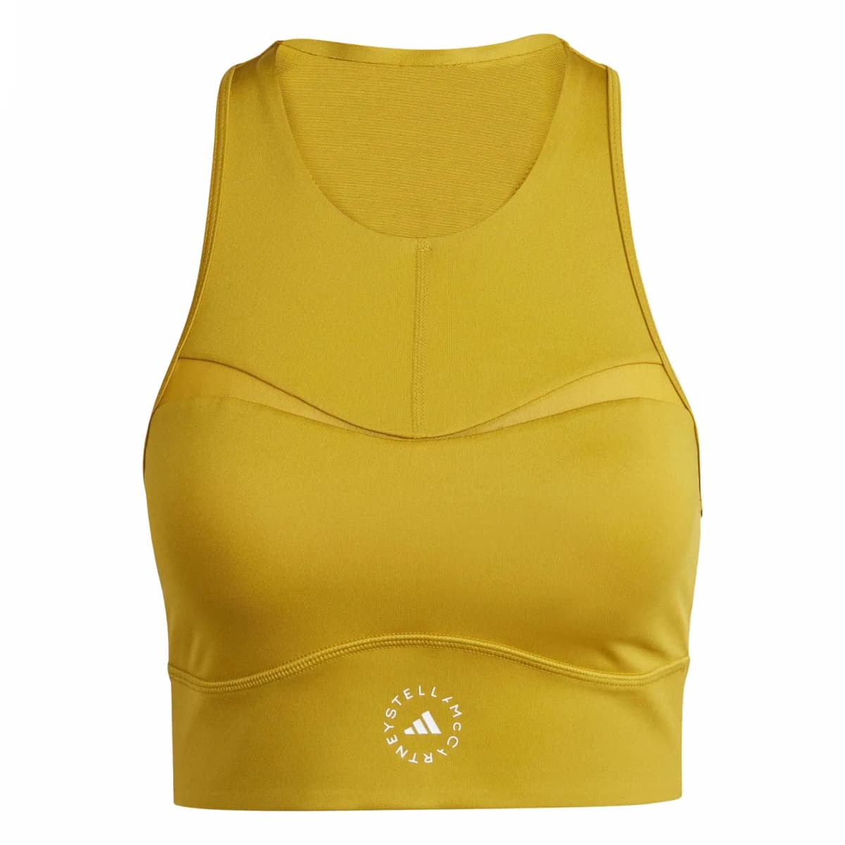 Adidas Stella McCartney TRAINING CROP TOP Sport Vests Women's Pulse Olive Green