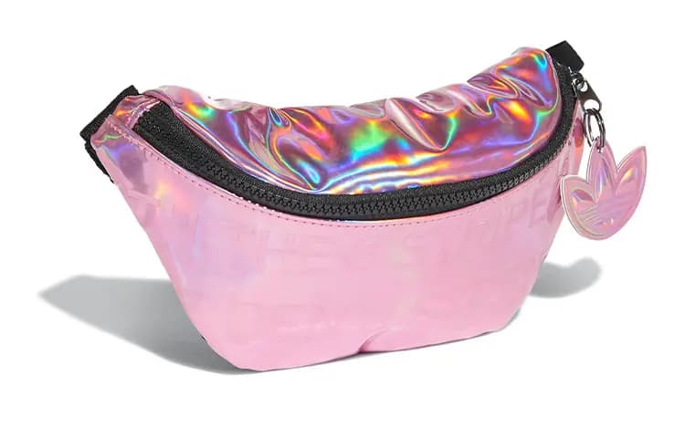 Adidas Originals Polyurethane Sports Waist Bag Regular Unisex Bright Pink 3