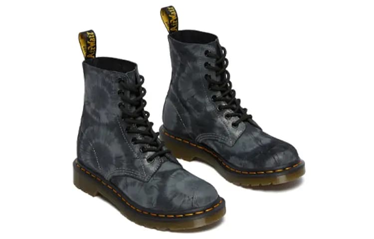 Dr.Martens 1460 Qadın Çəkməsi Qara/Boz 3