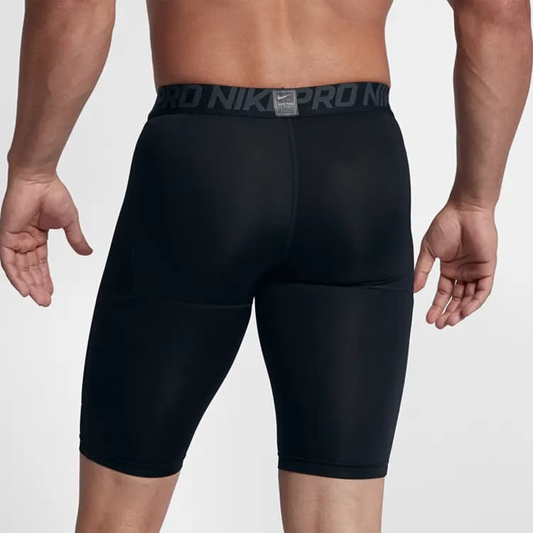 Nike Pro 6" Training Quick-Dry Fitness Shorts Men's Black 5
