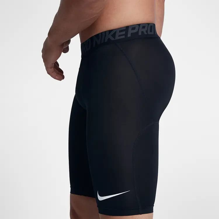 Nike Pro 6" Training Quick-Dry Fitness Shorts Men's Black 6
