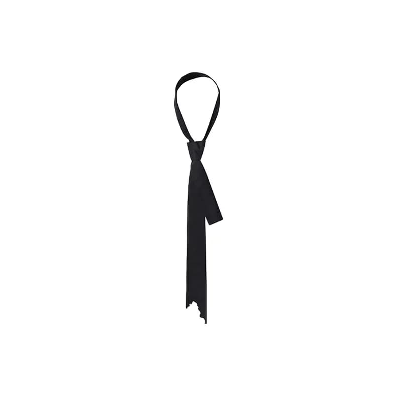 Illusionist Embroidery Patchwork Tie Unisex Qara 2