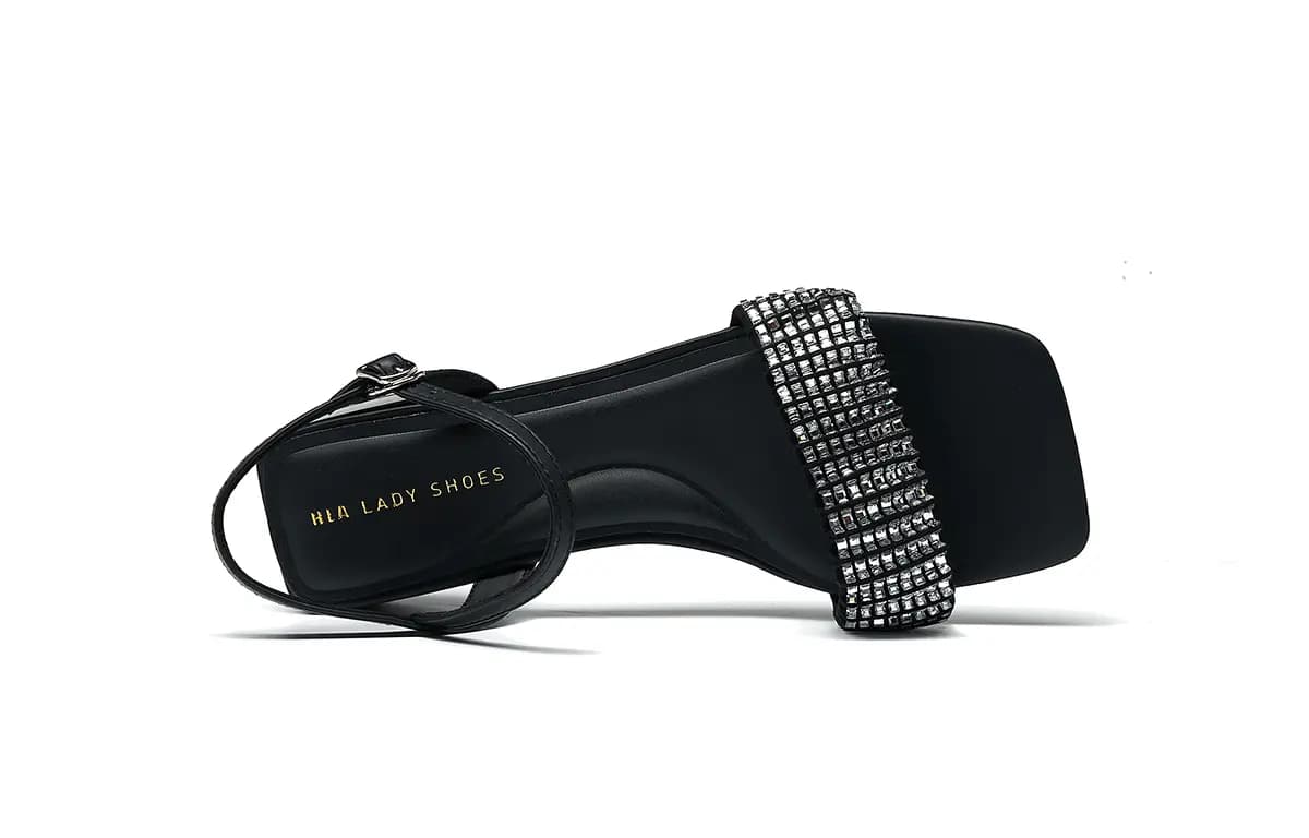 HLA Fabric Trendy Versatile One-Strap Sandals Women's 3