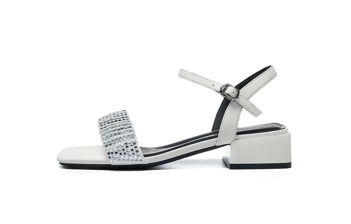 HLA Fabric Trendy Versatile One-Strap Sandals Women's 8