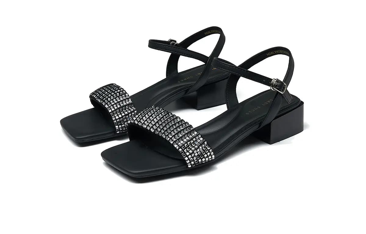 HLA Fabric Trendy Versatile One-Strap Sandals Women's 2