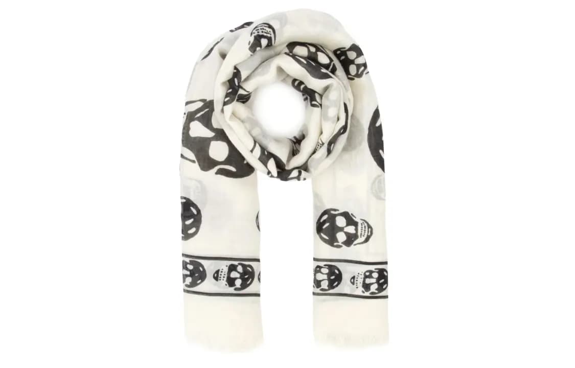 Alexander McQueen Skull Logo Şərf