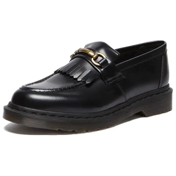 Dr.Martens Adrian Snaffle Smooth Leather Tassel Loafer Black