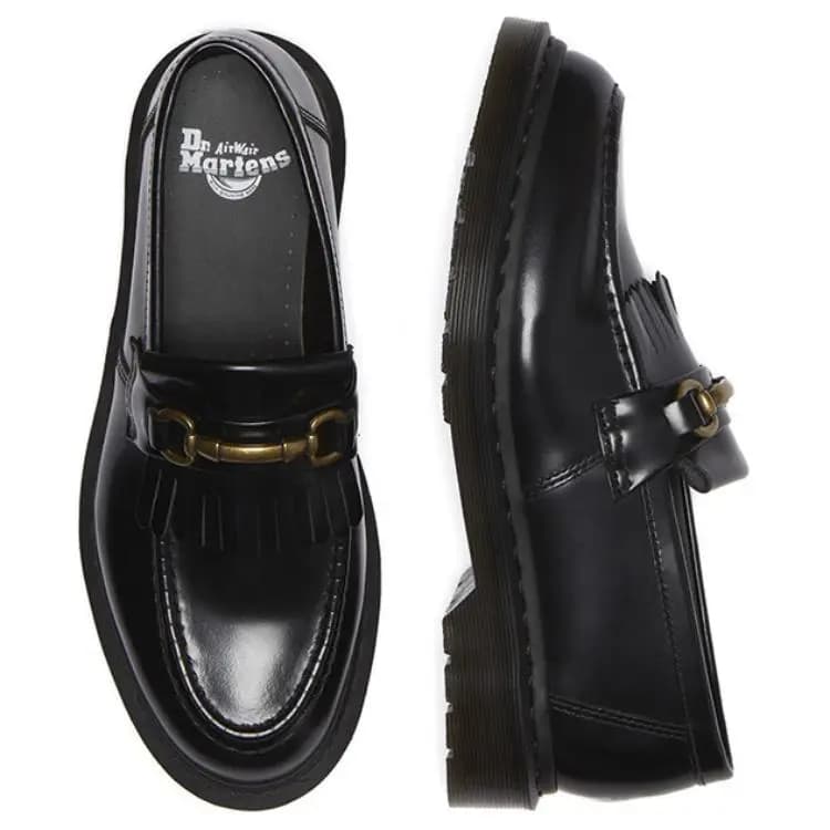Dr.Martens Adrian Snaffle Dəri Loafer Qara 5
