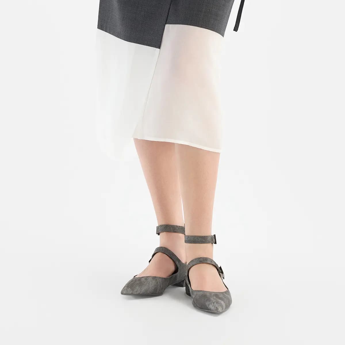 CHARLES&KEITH Small Charles & Keith Gothic Style Mary Jane Shoes 2.5cm Women's 15
