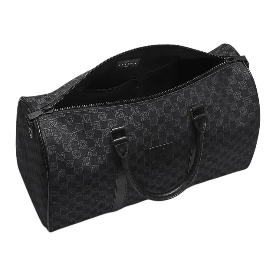 Jordan Monogram Polyester Travel Bag Unisex Black 4