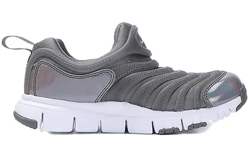 Nike Dynamo Free SE Cushioning Wear-Resistant Sports Casual Shoes Gray Children Aged 3-7 Years Old 2
