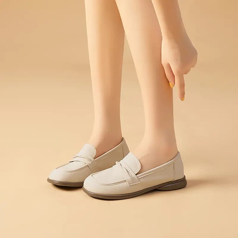 Bull Charm PU Loafer Qadın 8