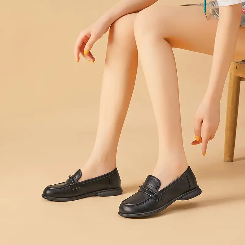 Bull Charm PU Loafer Qadın 2