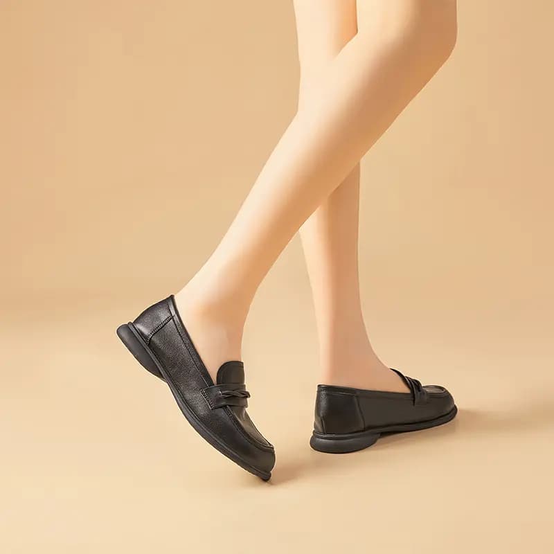 Bull Charm PU Loafer Qadın 5