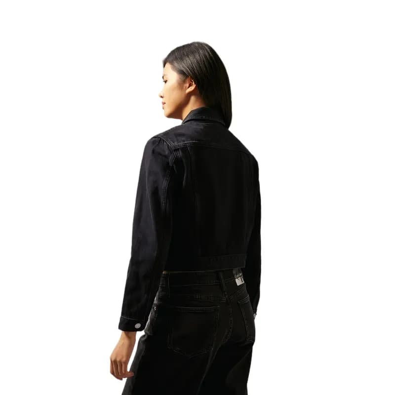 CALVIN KLEIN Qadın Cins Pencəyi Qara 4