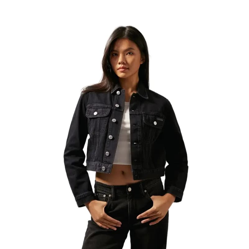 CALVIN KLEIN Qadın Cins Pencəyi Qara 3