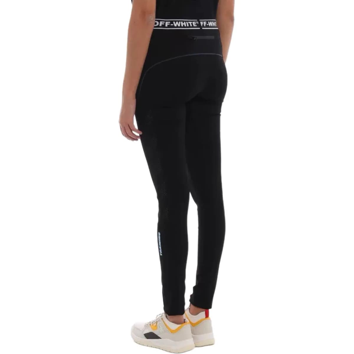 OFF-WHITE Qadın Legginsi Qara 4