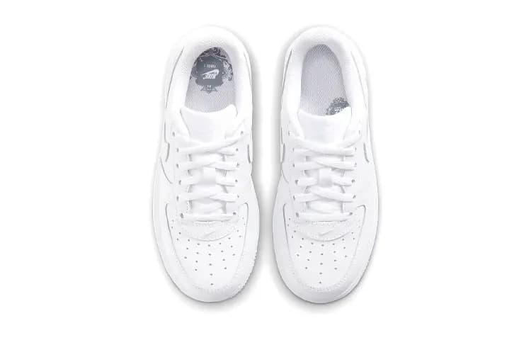 Nike Air Force 1 Low LE Triple White PS 4
