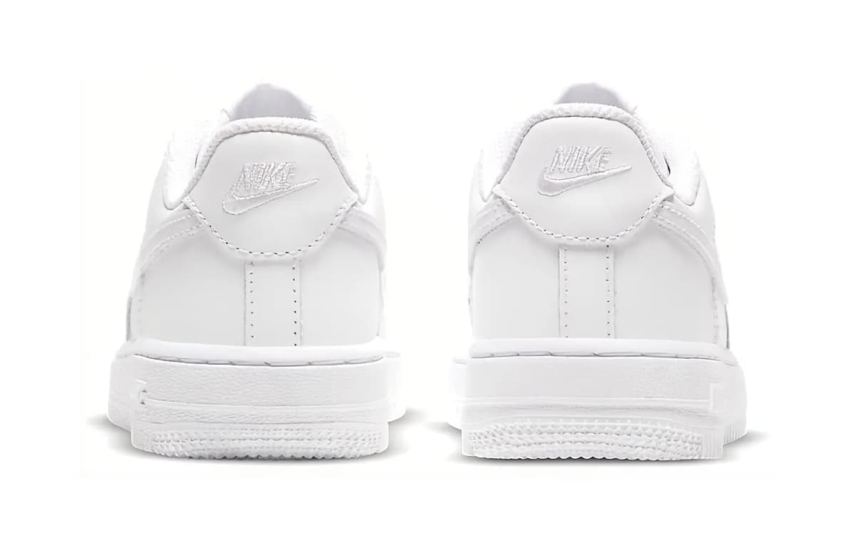 Nike Air Force 1 Low LE Triple White PS 5